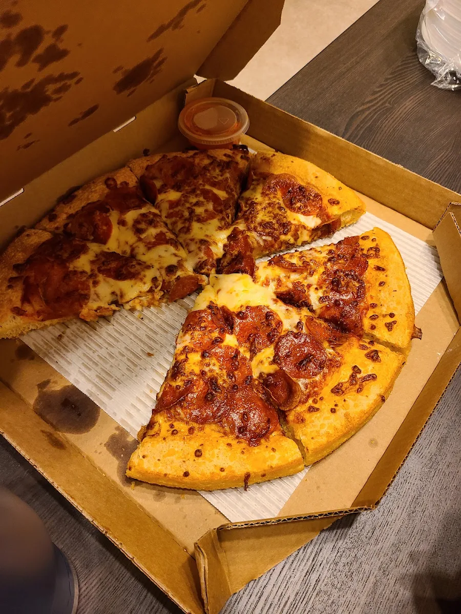 Pan Crust Pepperoni Pizza
