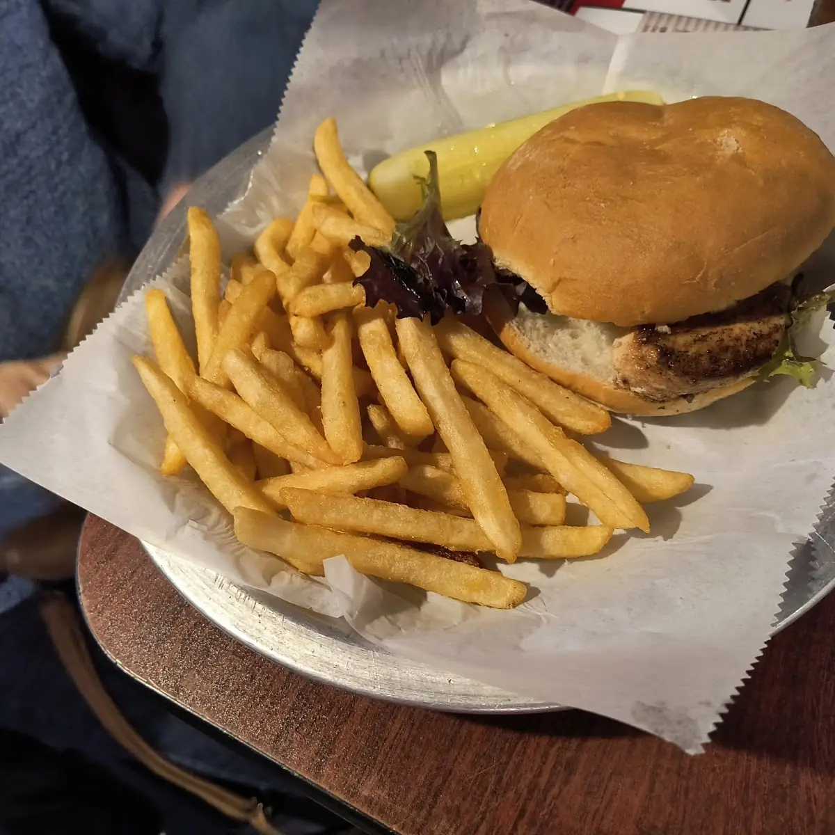 Chicken Sandwich with Fries