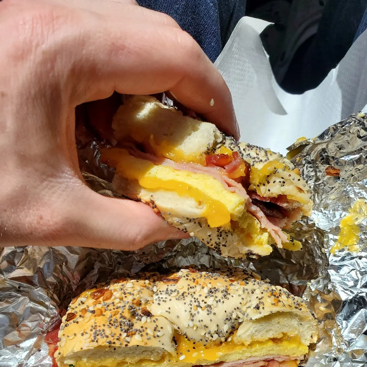 Bacon Egg & Cheese Bagel Sandwich