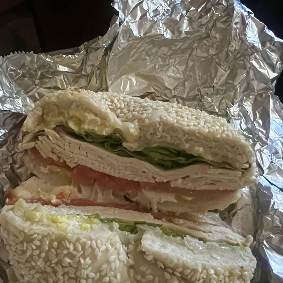 Sesame Bagel Sandwich