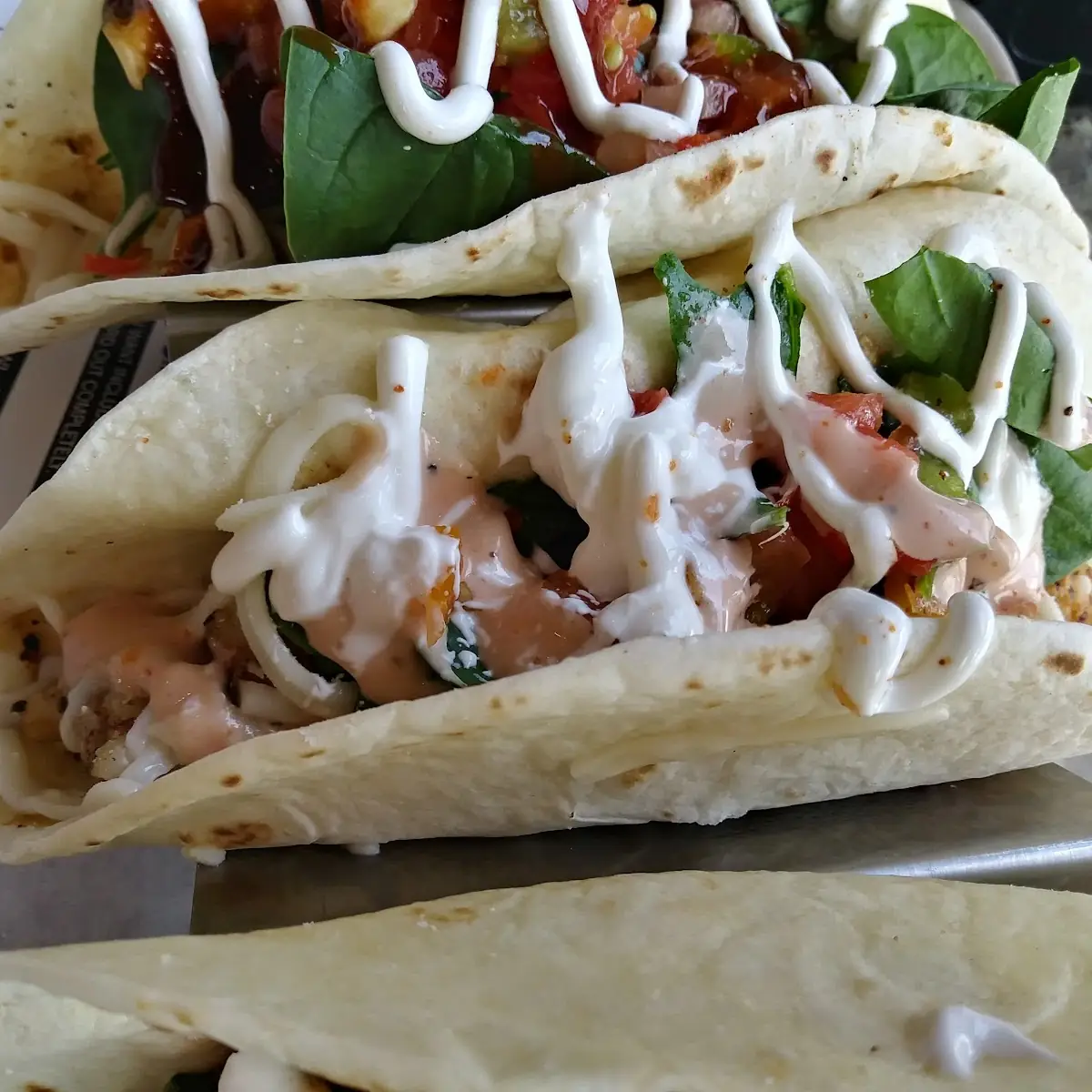 Shrimp Taco with Jneeley Sauce