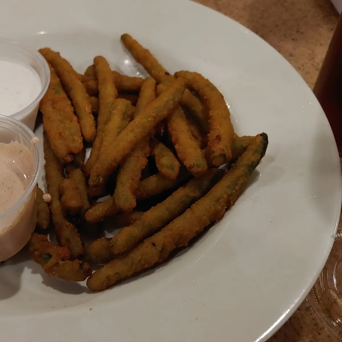 Lightly Battered Fried Green Beans