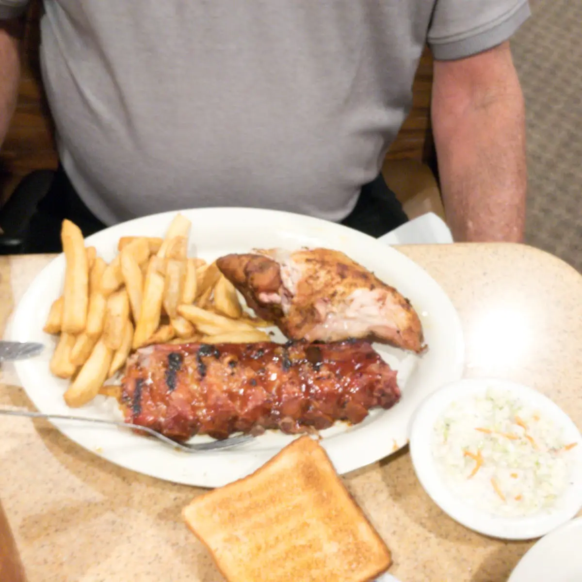 Ribs and Smoked Chicken