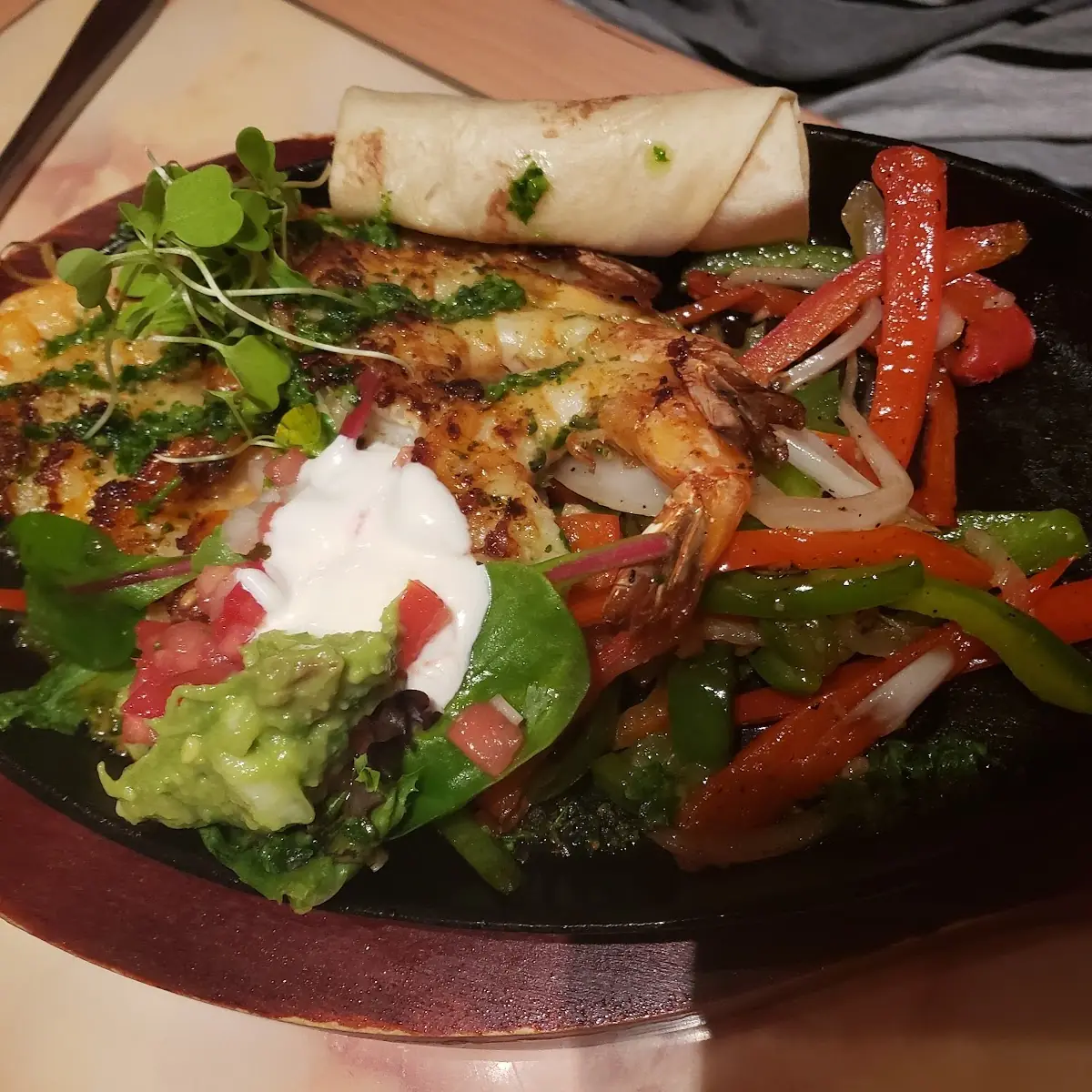 Shrimp Fajitas