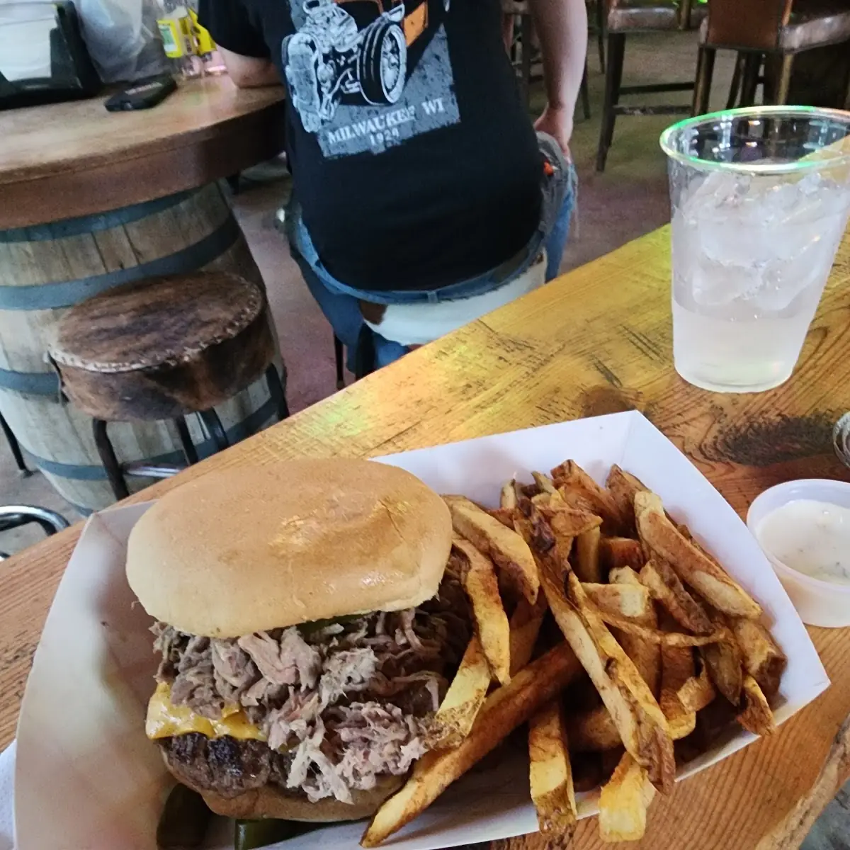 Boar Burger Combo