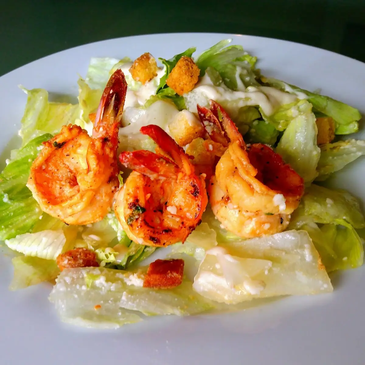Caesar Salad with Shrimp