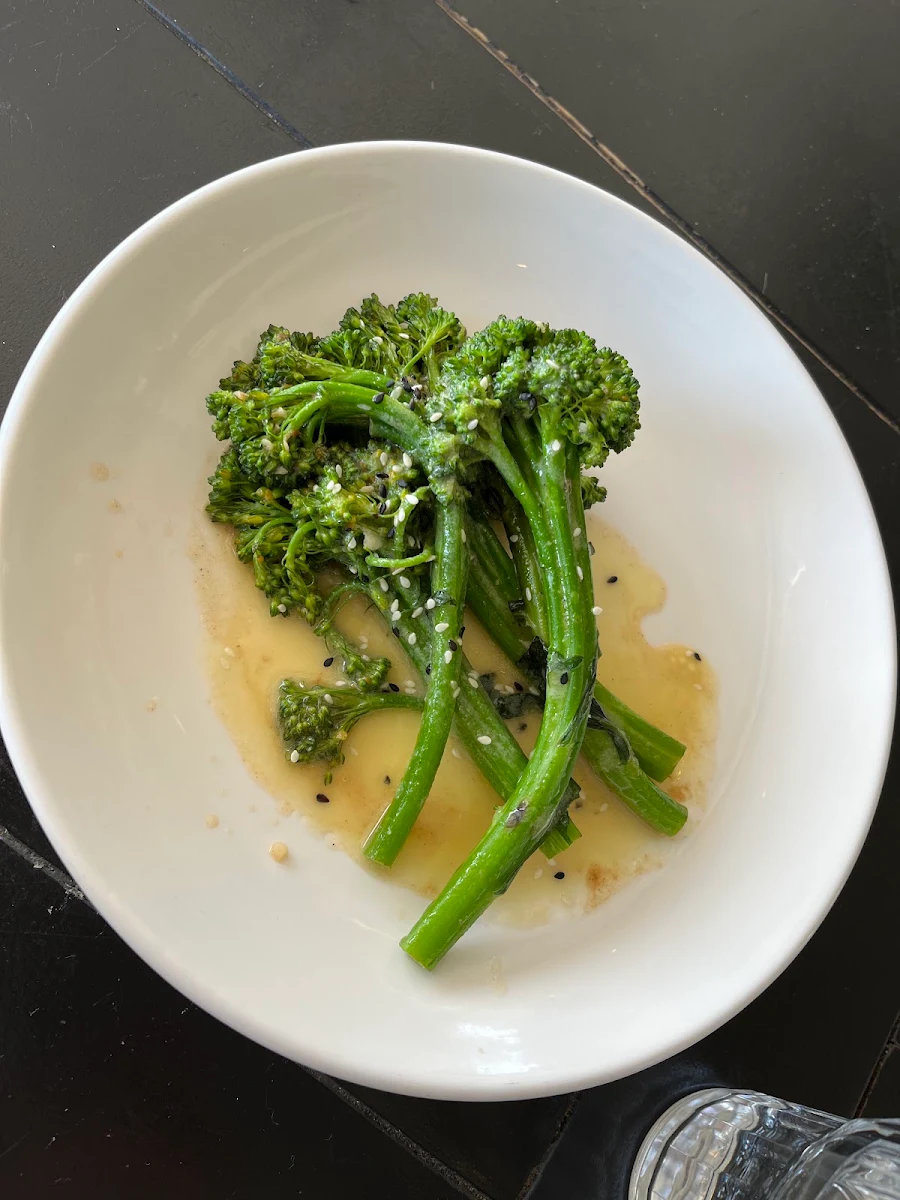 Broccolini Sesame Sauce, The Cerberus Beach House
