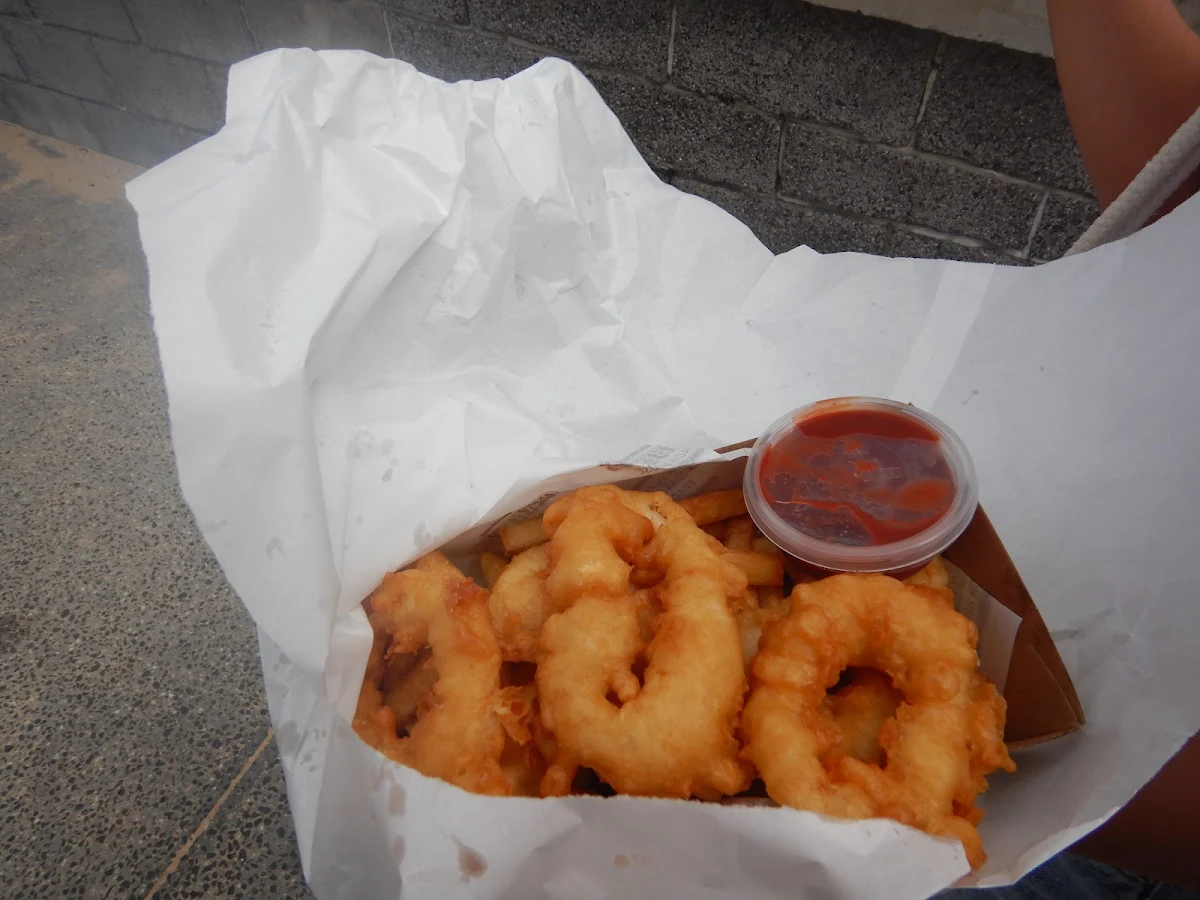 Calamari and Chips, The Cerberus Beach House