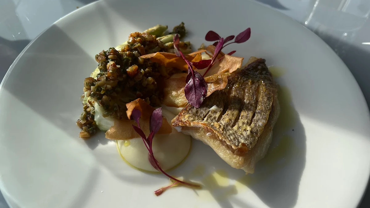 Celeriac Puree and Confit Shallot, The Cerberus Beach House
