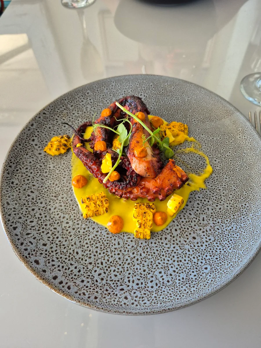 Char Grilled Octopus, The Cerberus Beach House