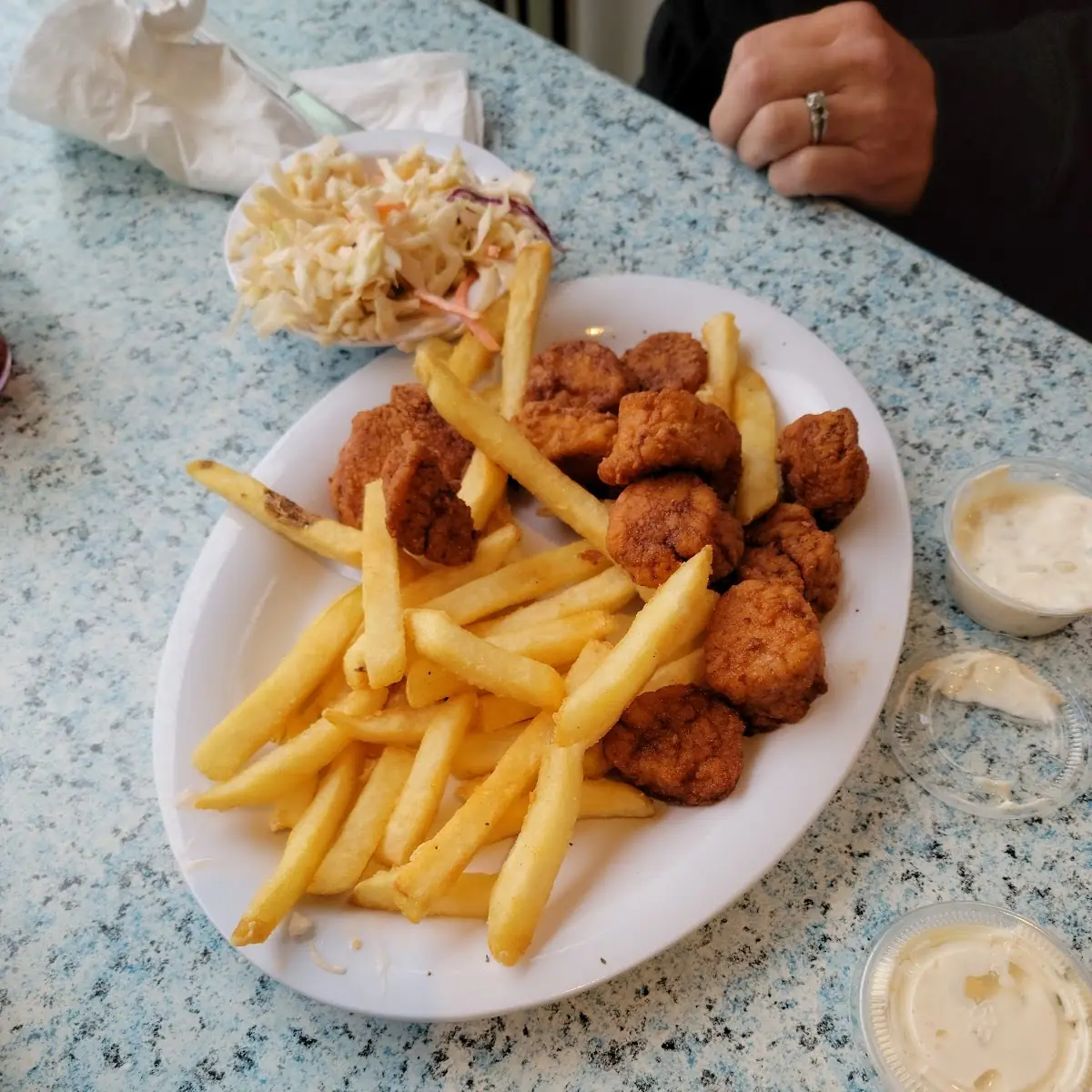 Fried Scallops