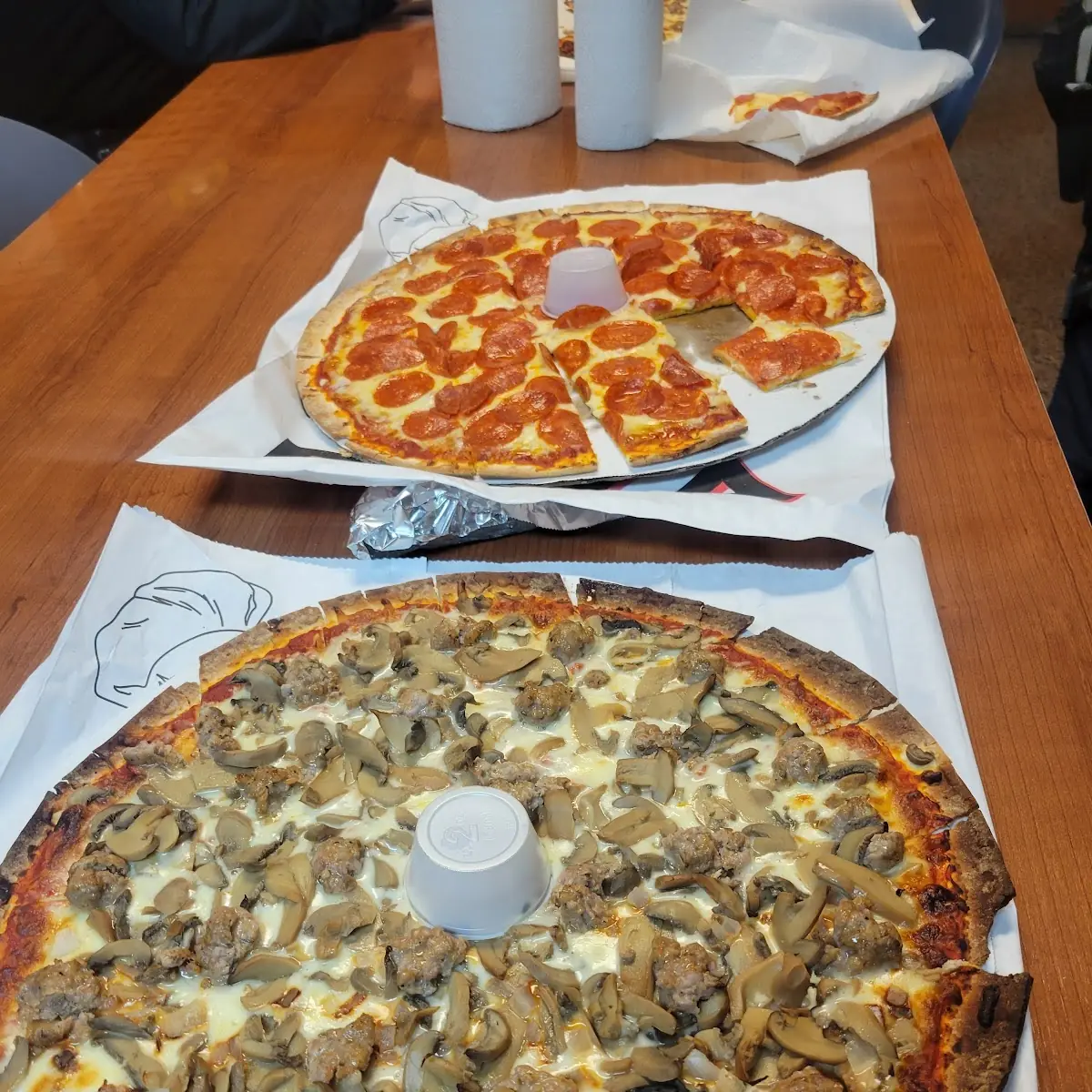 Sausage Mushroom Pizza