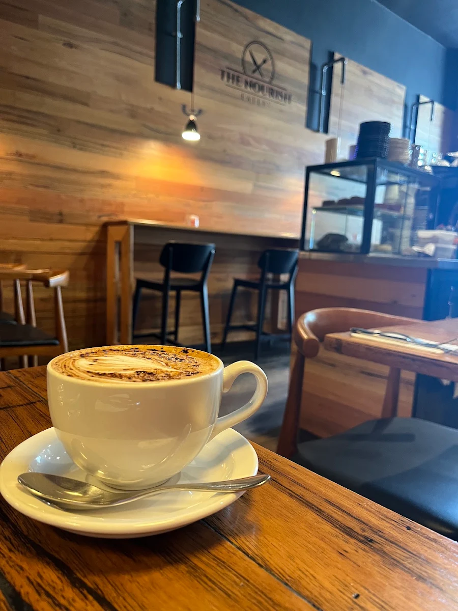 Cappuccino, The Nourish Eatery - Cafe & Restaurant Sunbury