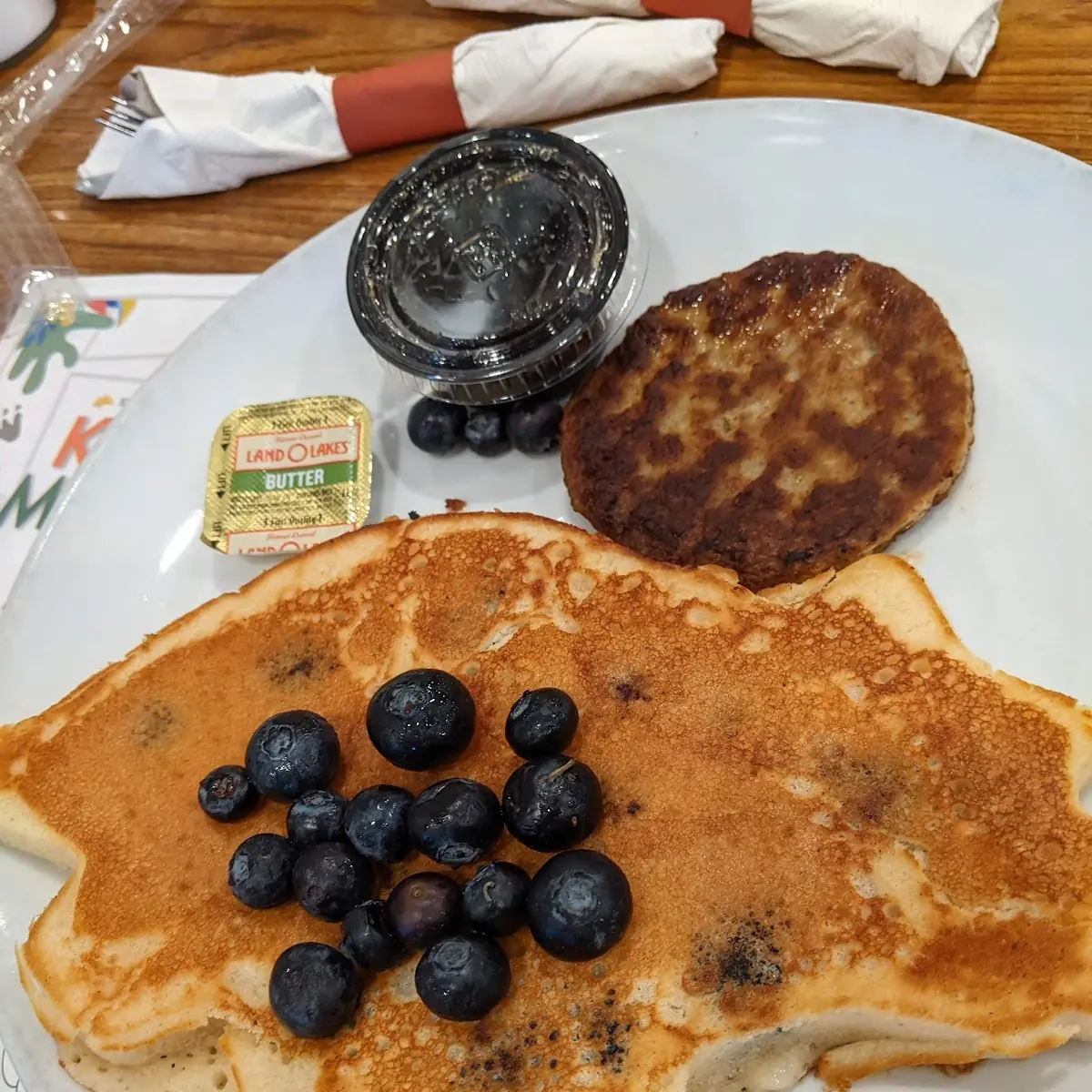 Kids Blueberry Pancakes