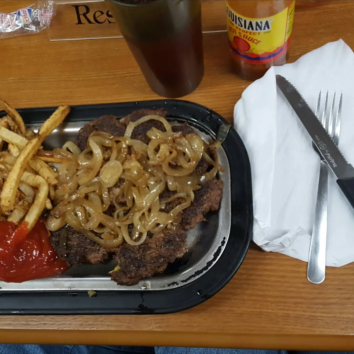 Large Hamburger Steak