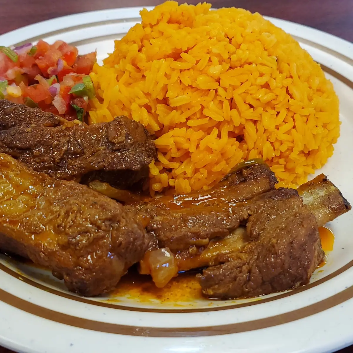 Yellow Rice with Pork Ribs