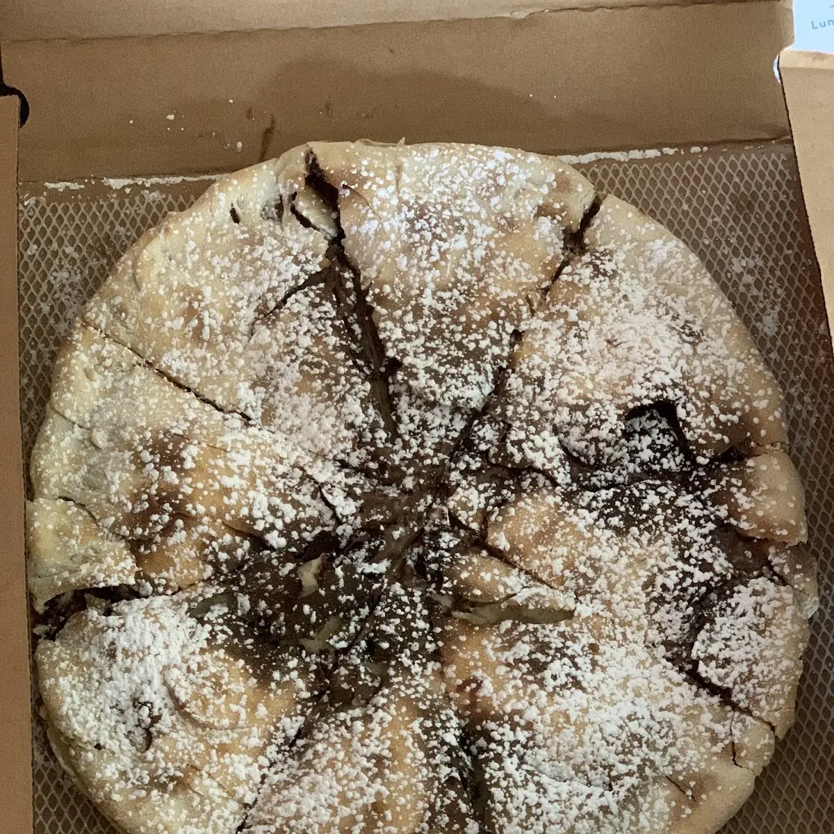 Chocolate Nutella Pizza