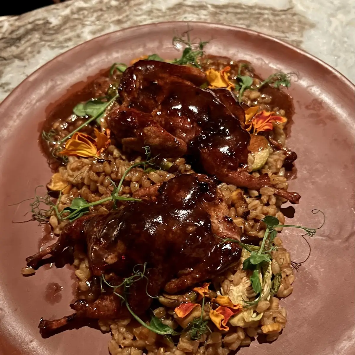 Blood Orange Quail