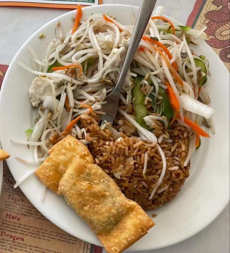 Chicken Chow Mein Chicken Fried Rice Egg Roll