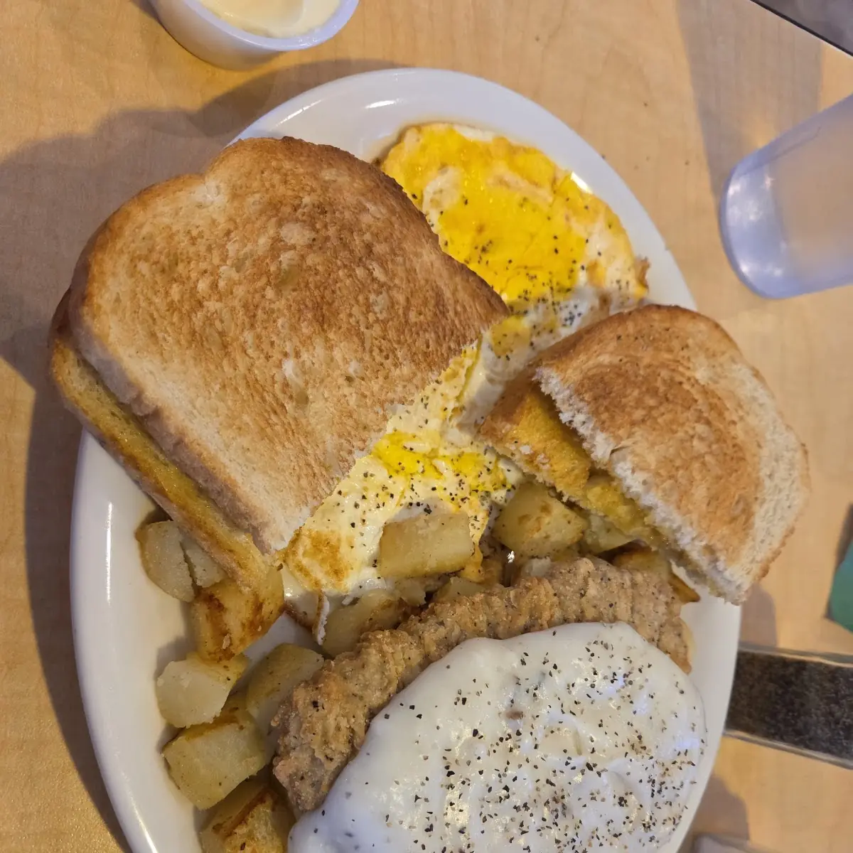 Two Eggs Chicken Fried Steak