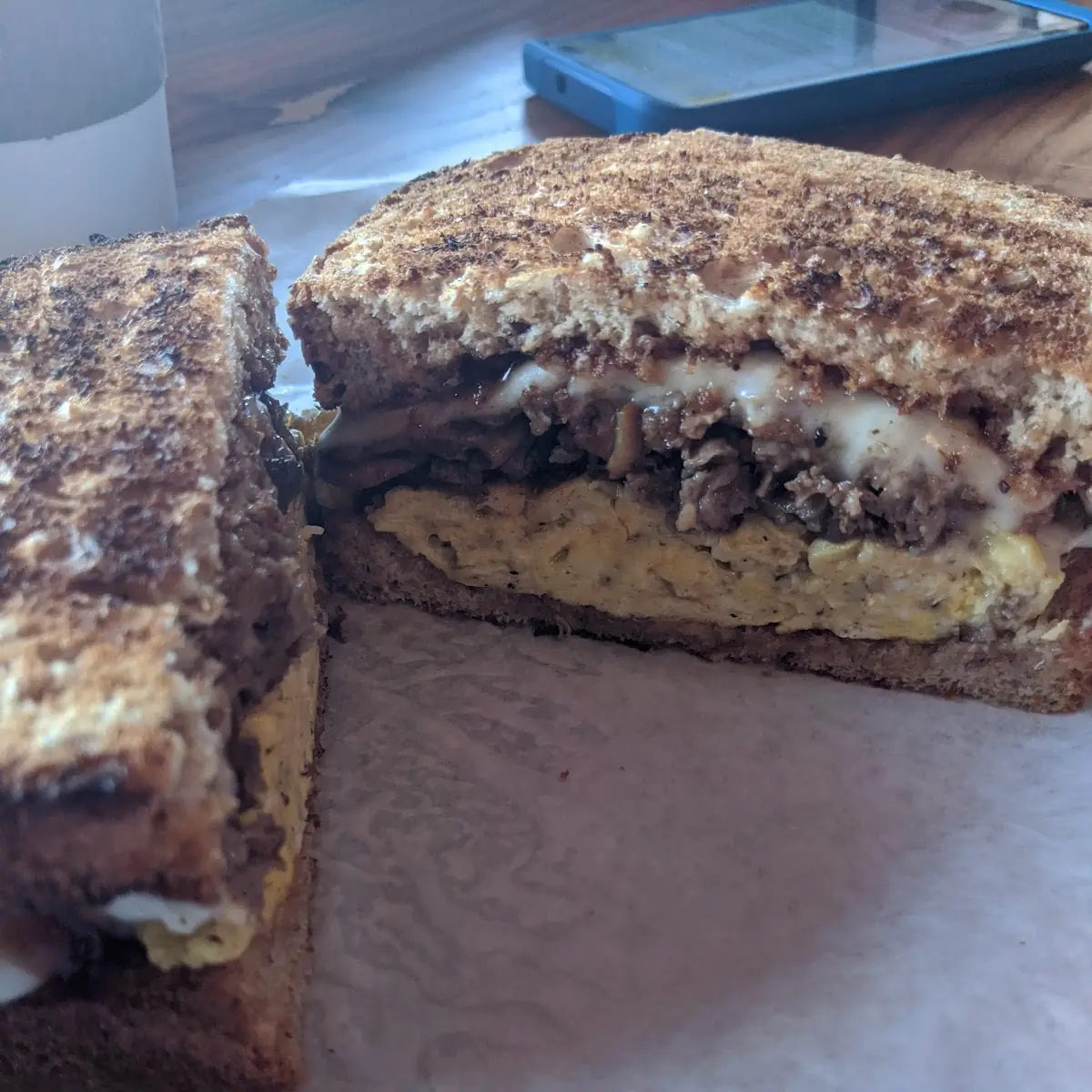 Steak and Egg Sandwich