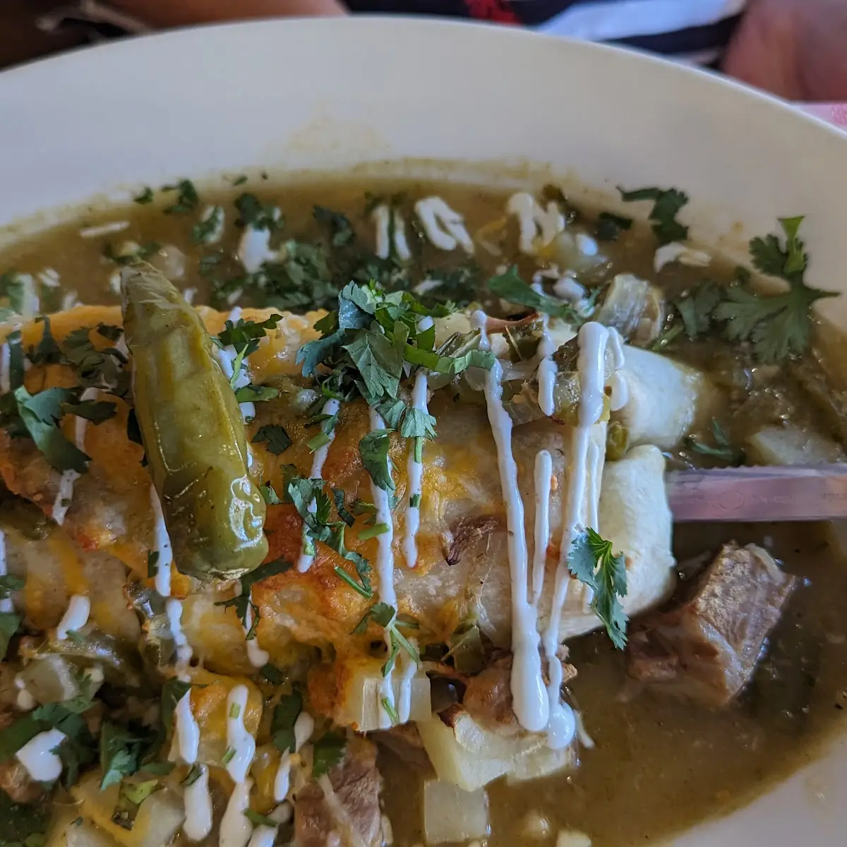Chile Verde Burrito