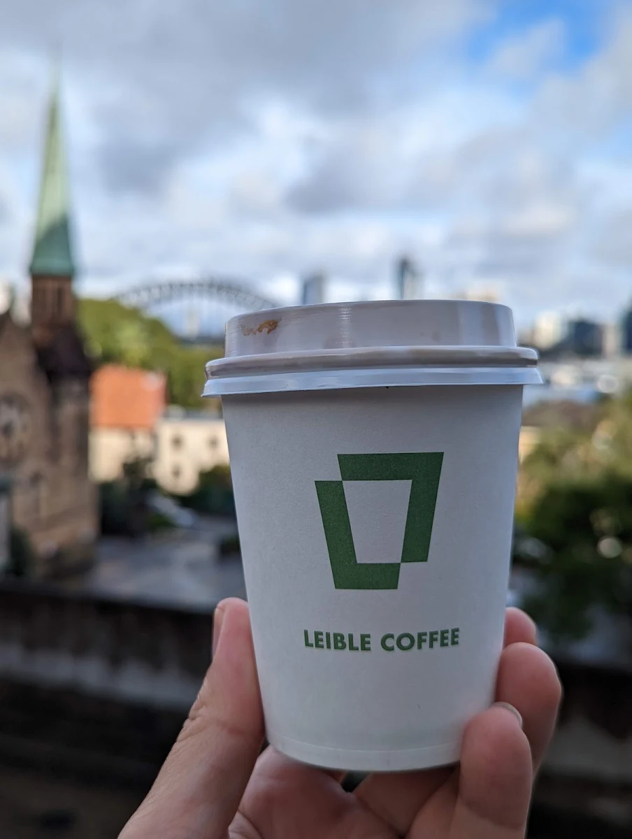 Latte One Size Takeaway, Leible Coffee