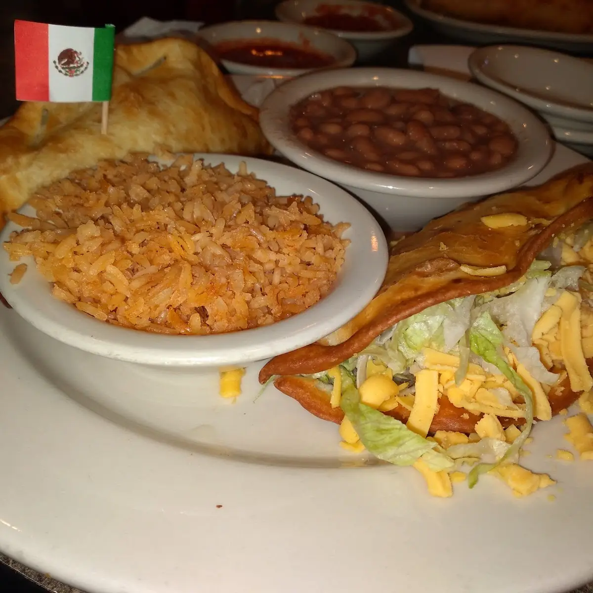 Chicken Tacos with Beans and Rice