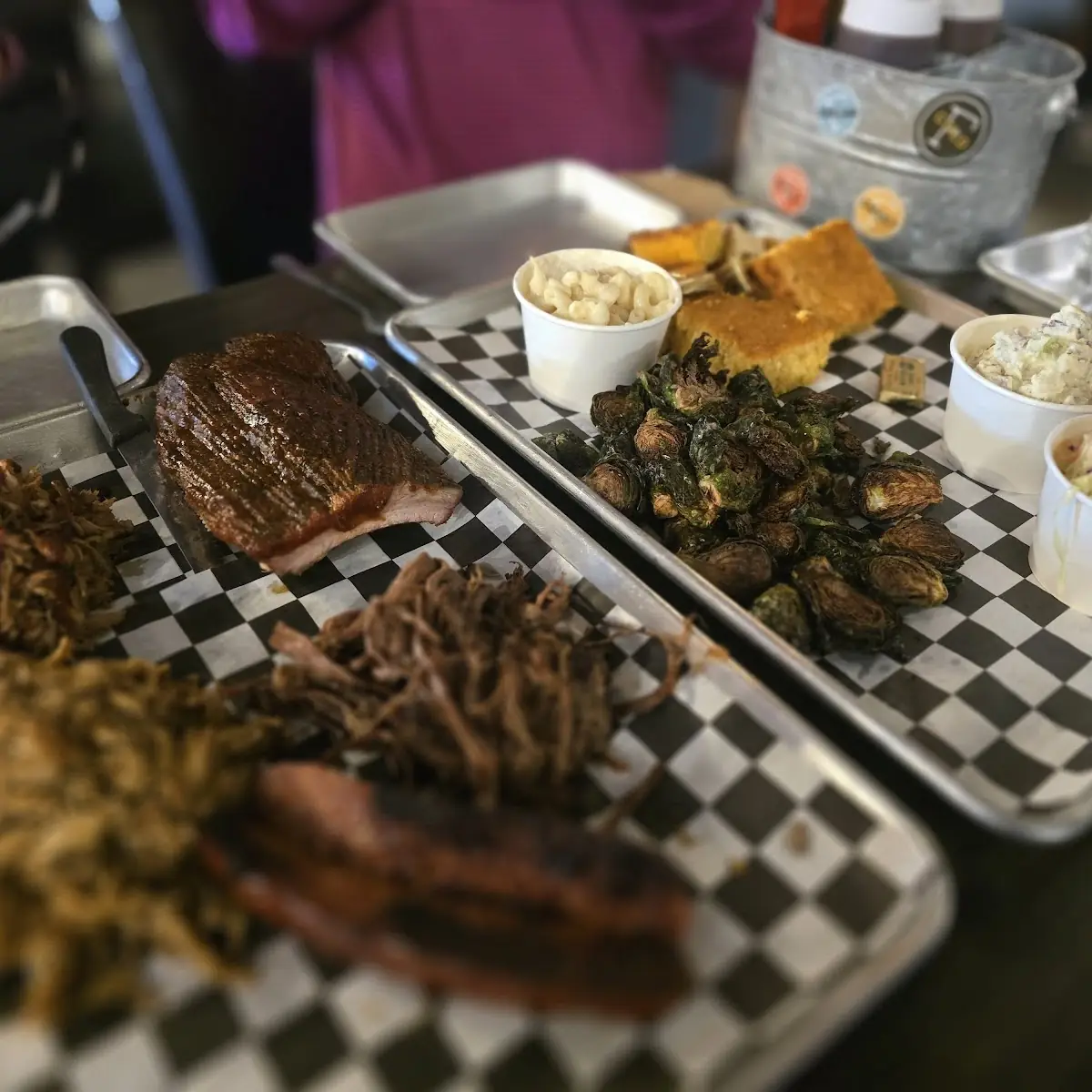 Partner Platter-Ribs Pulled Pork and Brisket