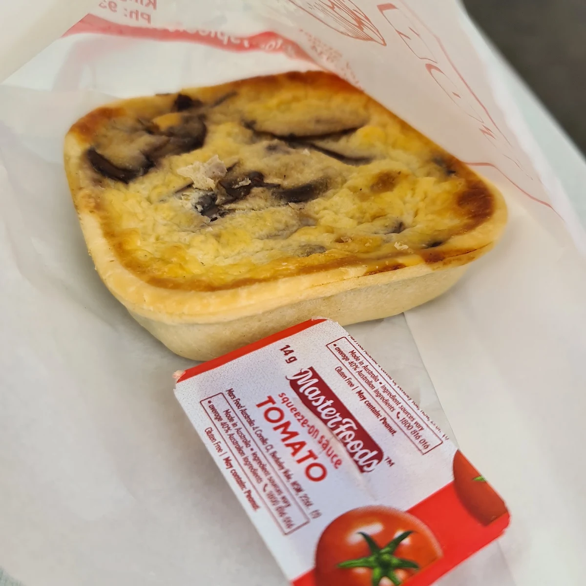 Mushroom Quiche, Tony's Pies