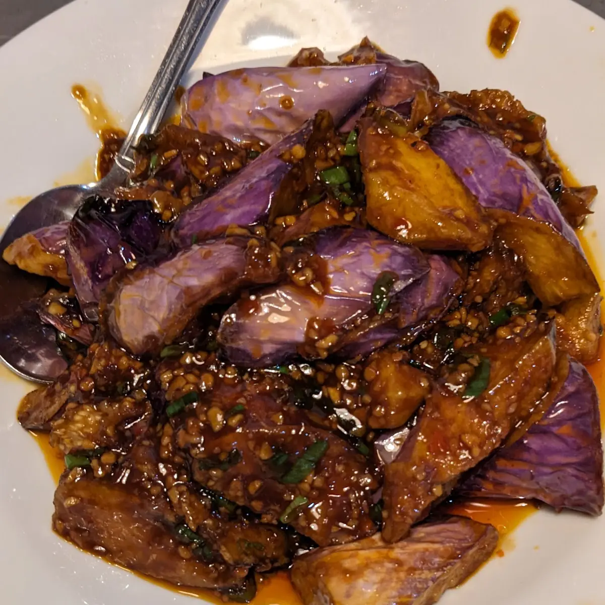 Eggplant in Garlic Sauce
