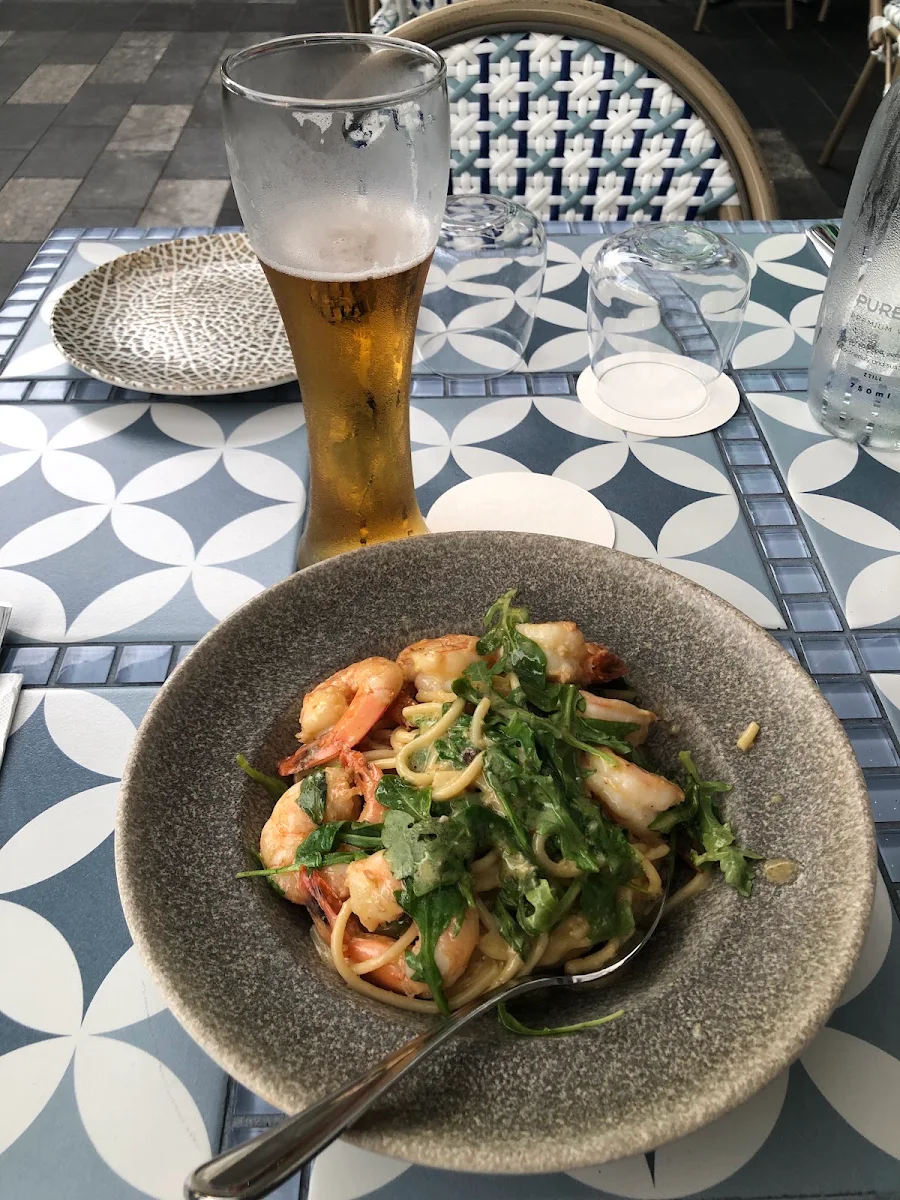 Spaghetti Con Gamberetti, In Forno Charlestown