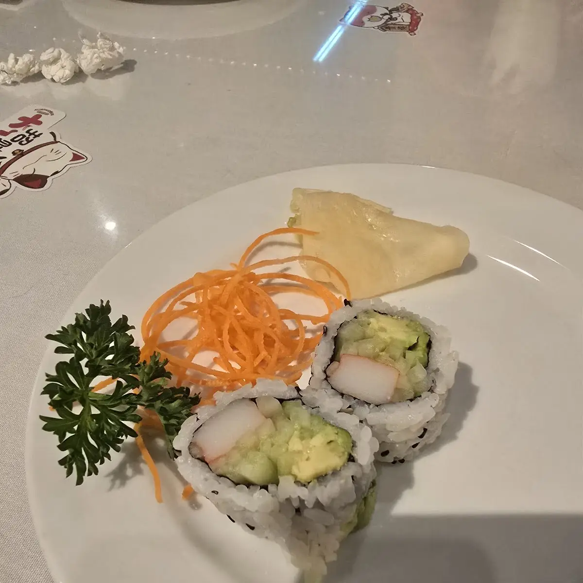 Spring Roll (2 pcs) and Crab Puffs (2 pcs)