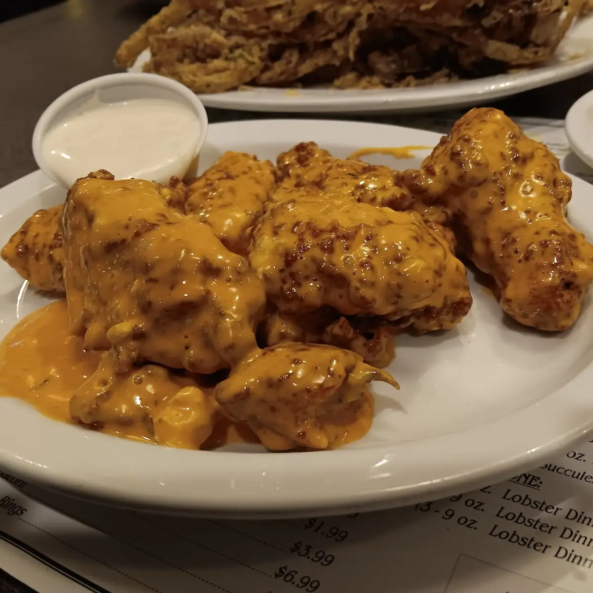 Rolled in Abbey's Plain Buffalo Sauce