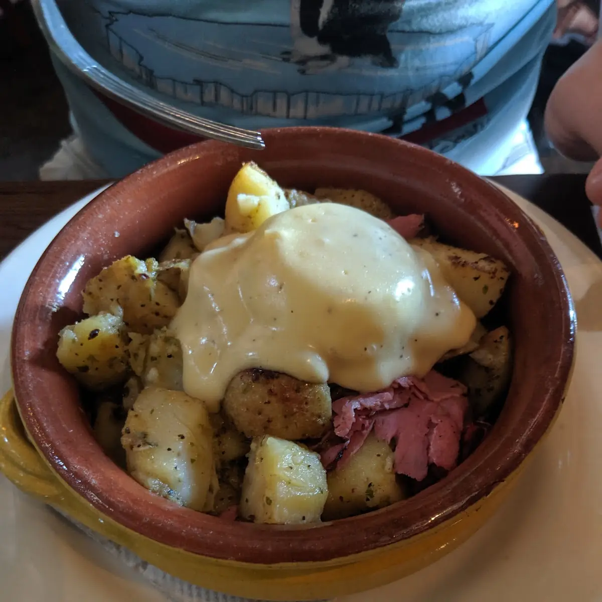 Corned Beef Hash with Potato and Egg