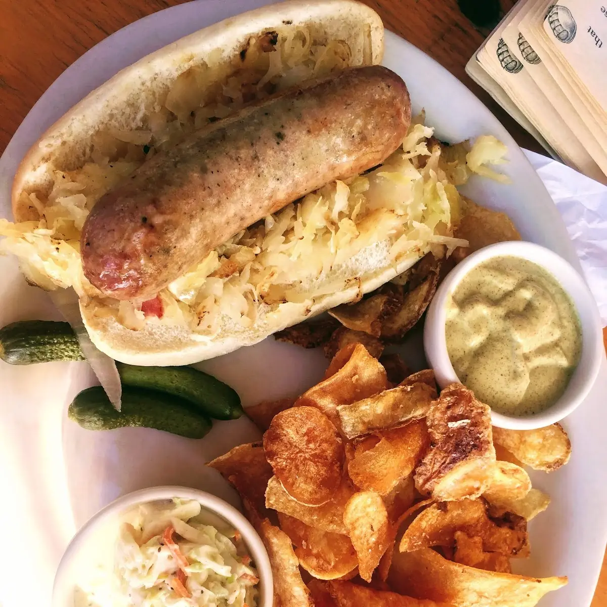 Bratwurst and Kraut