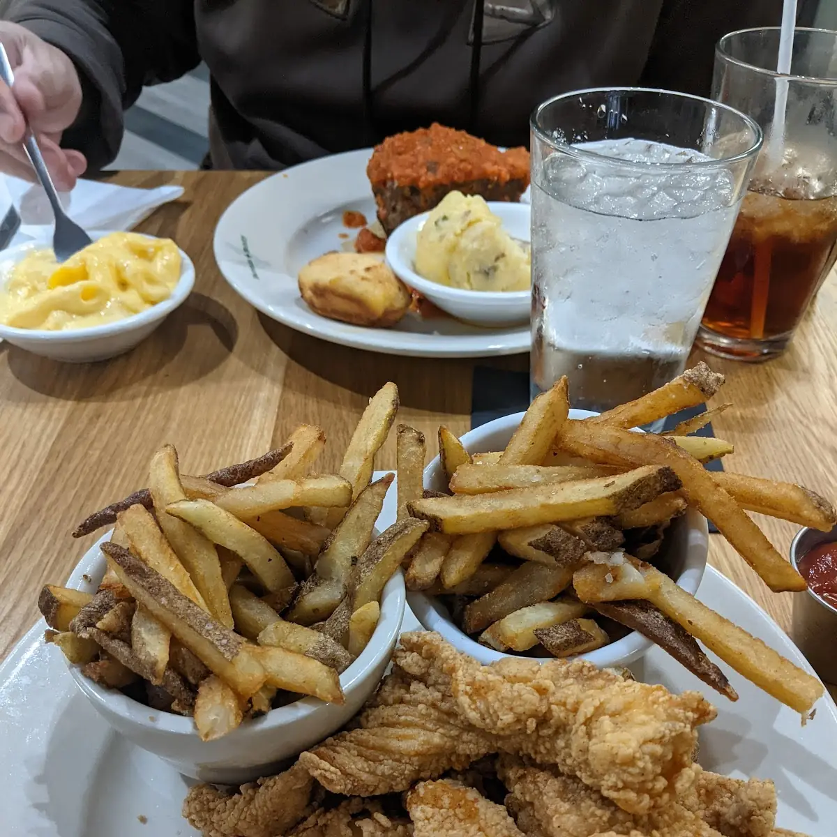 Chicken Tenders and Meatloaf