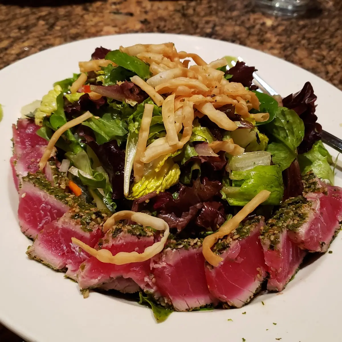 Enlightened Seared Ahi Salad