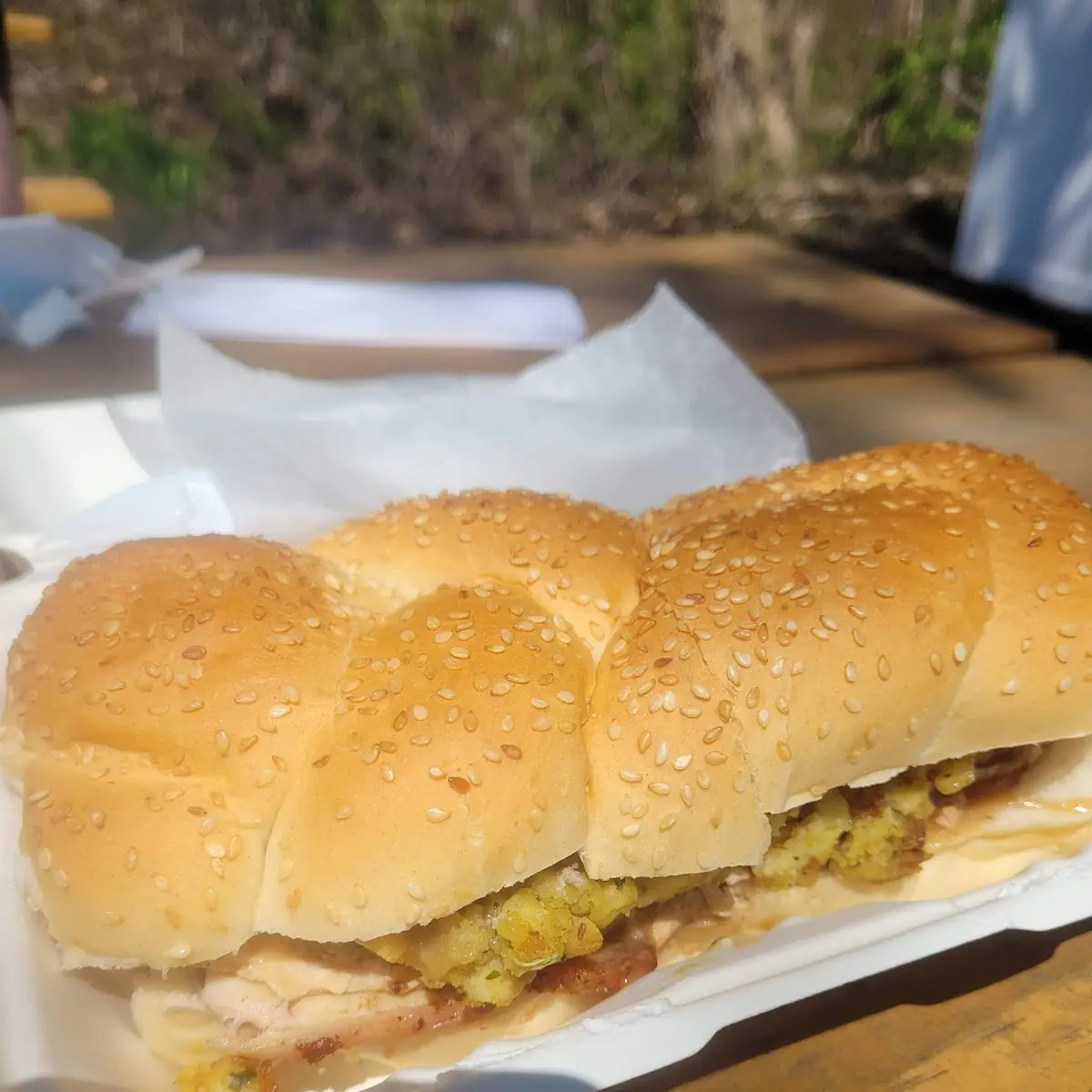 Thanksgiving Turkey Breast Sandwich