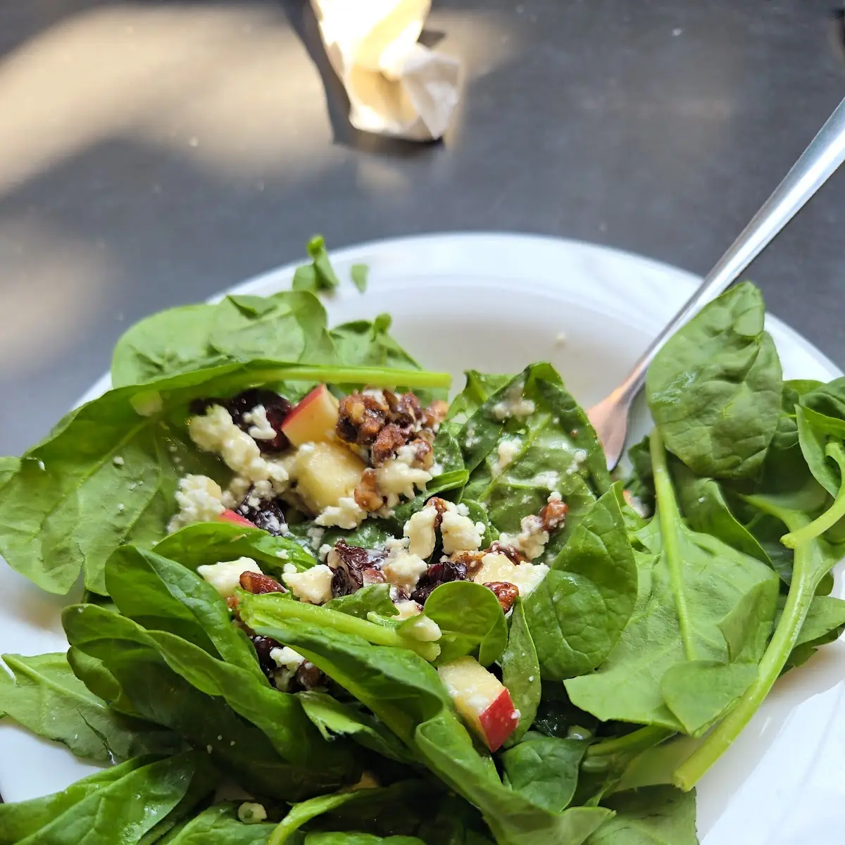 Enlightened Spinach Salad