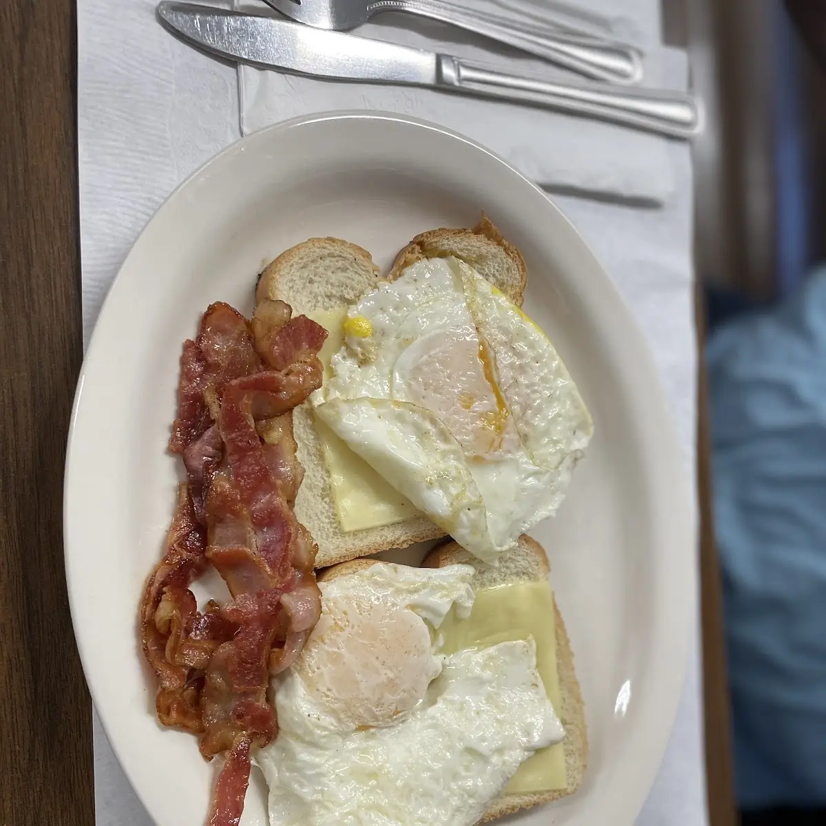 Bacon Eggs and Toast