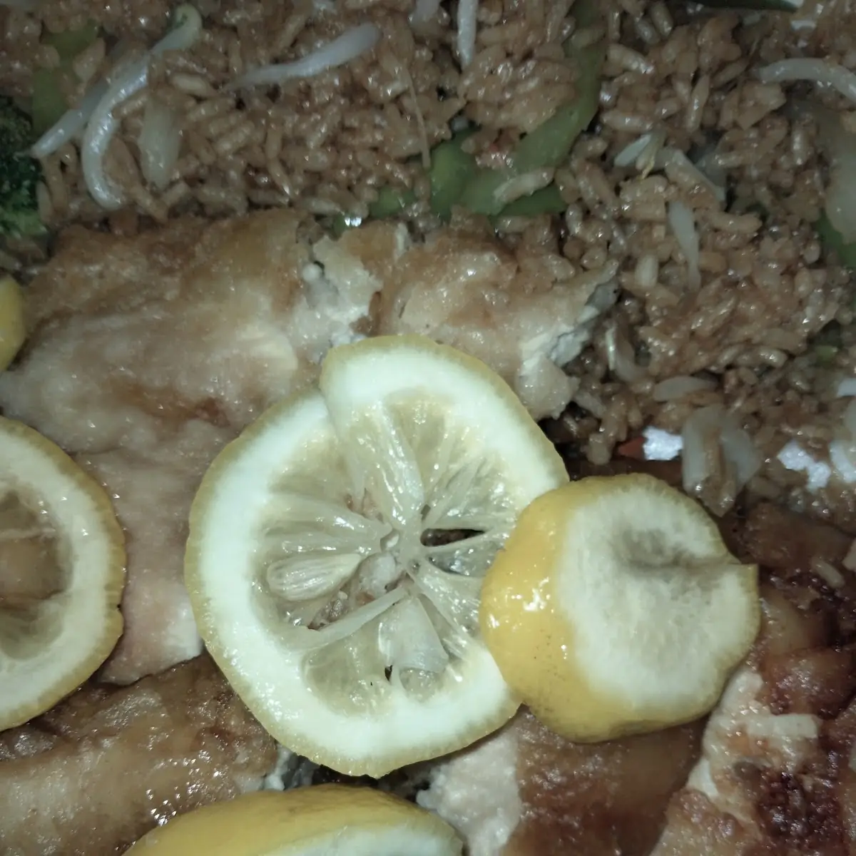 Lemon Chicken Fried Rice