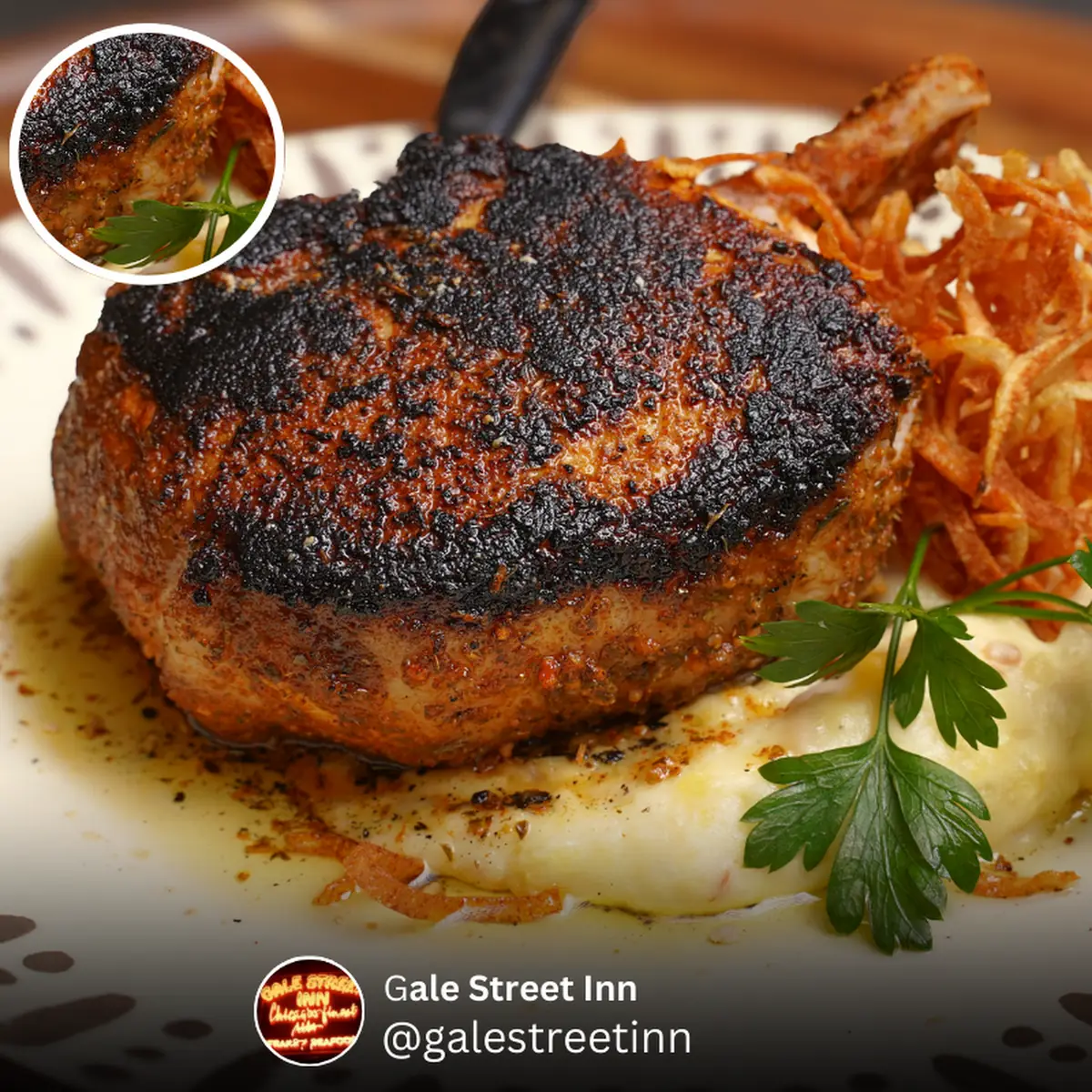 Blackened Pork Chop