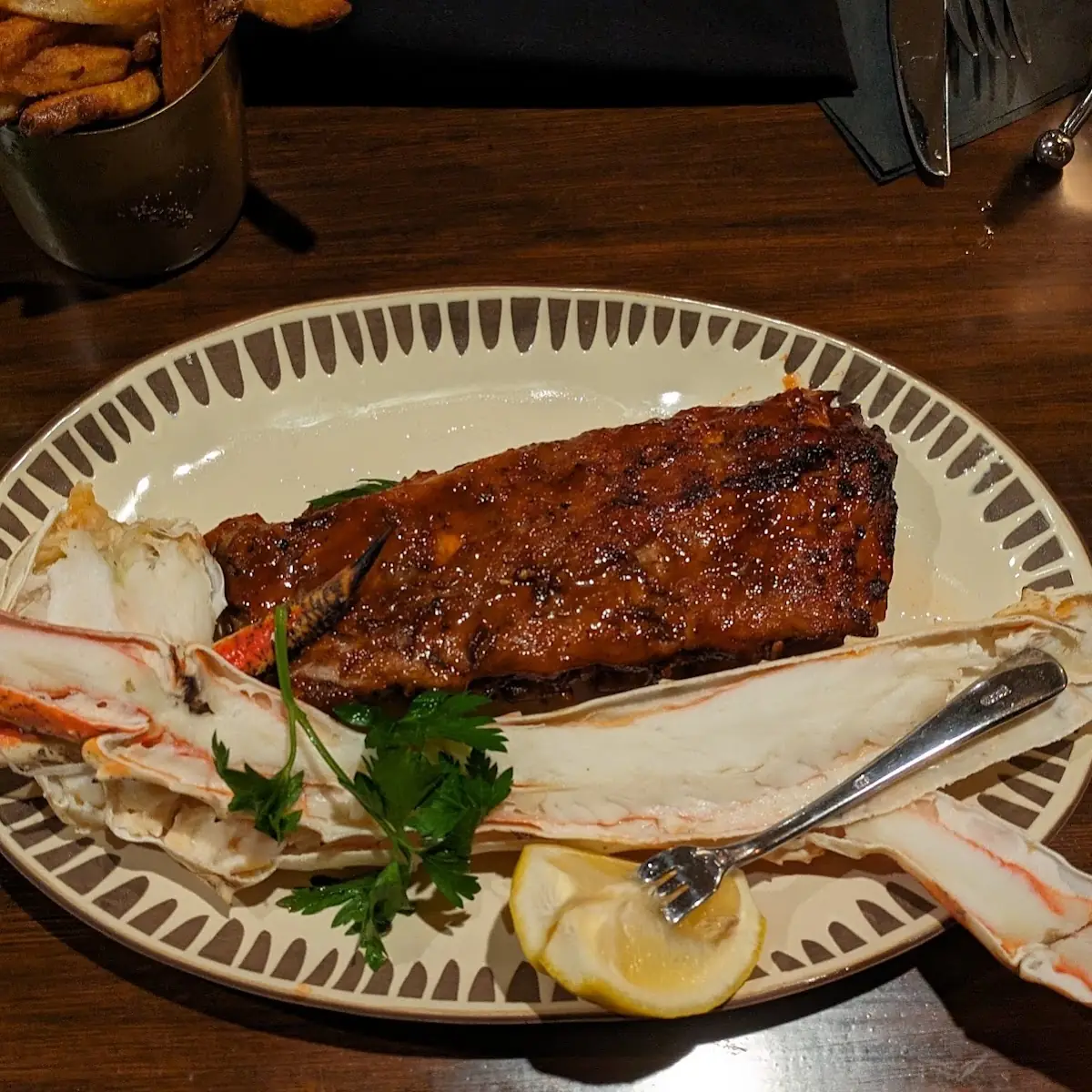 Half Rack and Atlantic Salmon