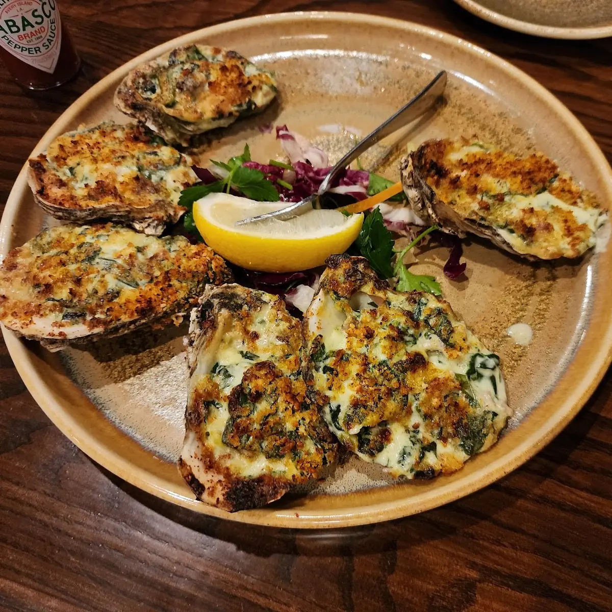 Oysters Rockefeller