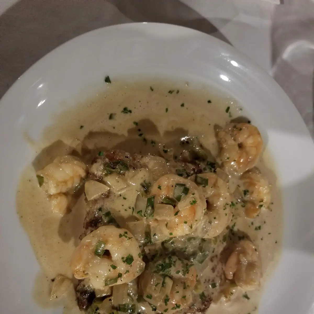 Fried Shrimp and Grouper Salad