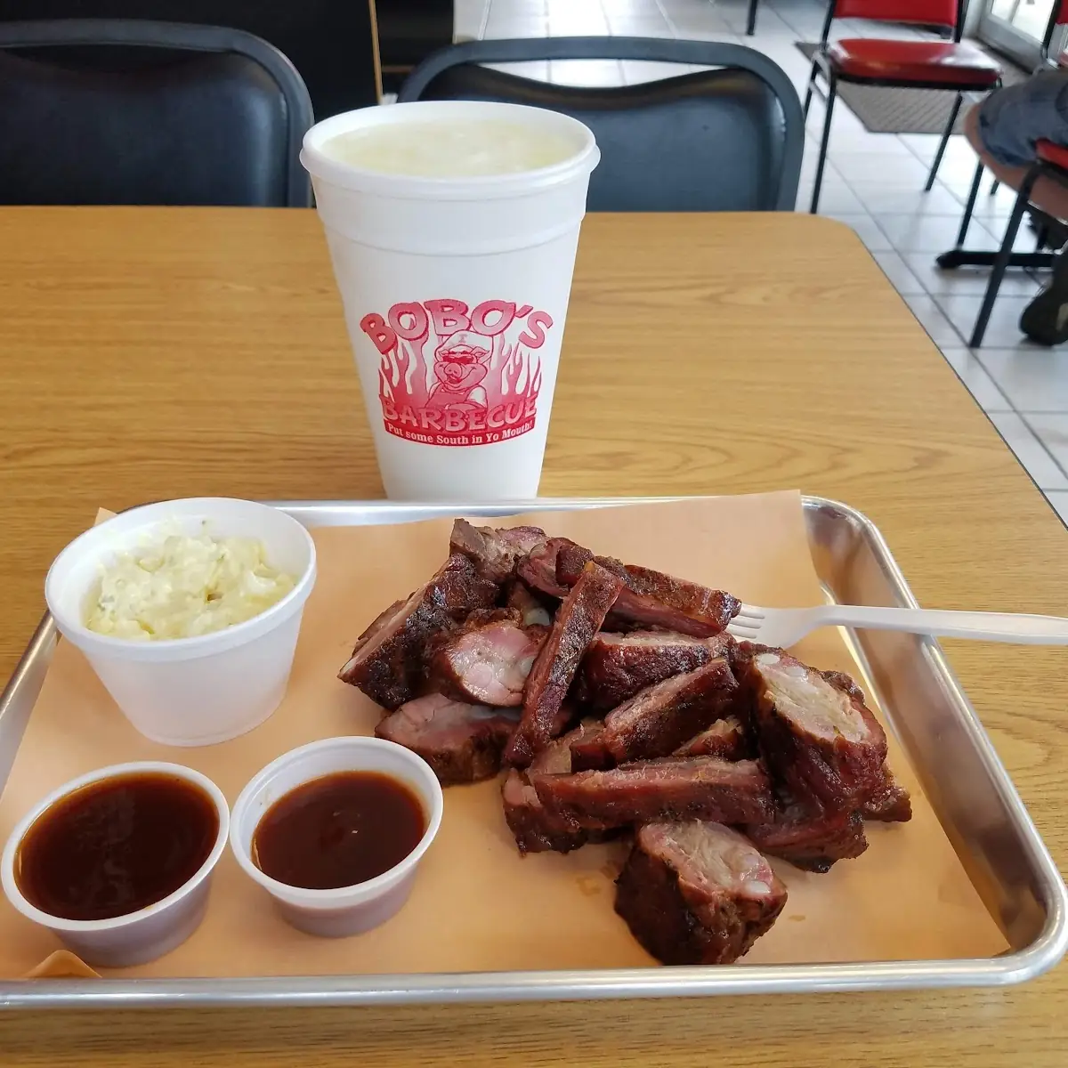 Rib Tips & Potato Salad
