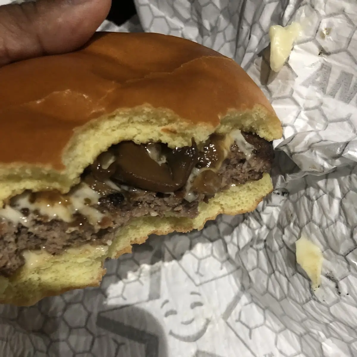 Mushroom Swiss Burger