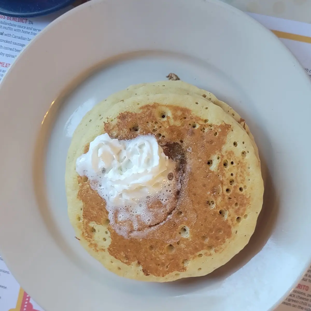 Cinnamon Bun Pancakes