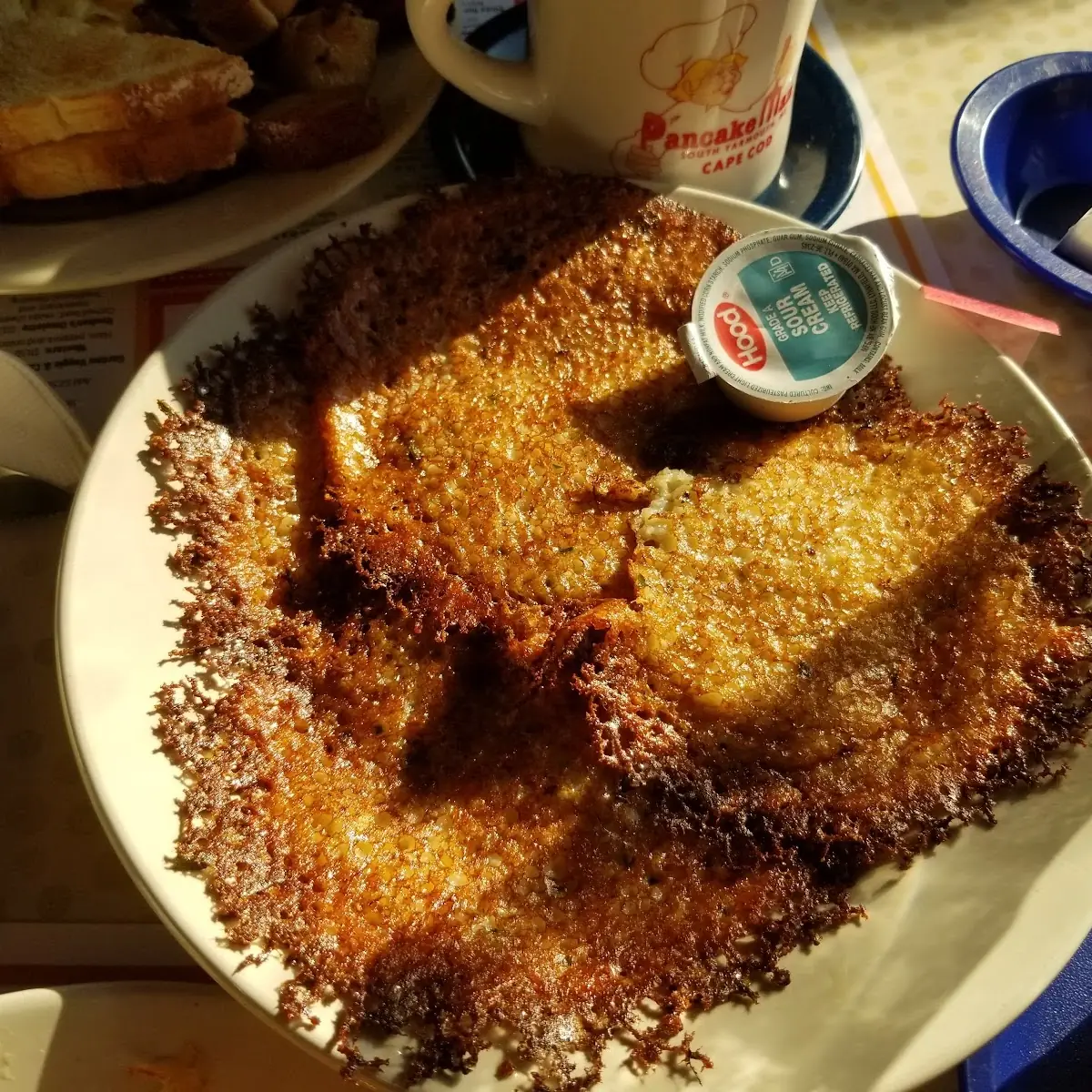 Potato Pancakes with Sour Cream
